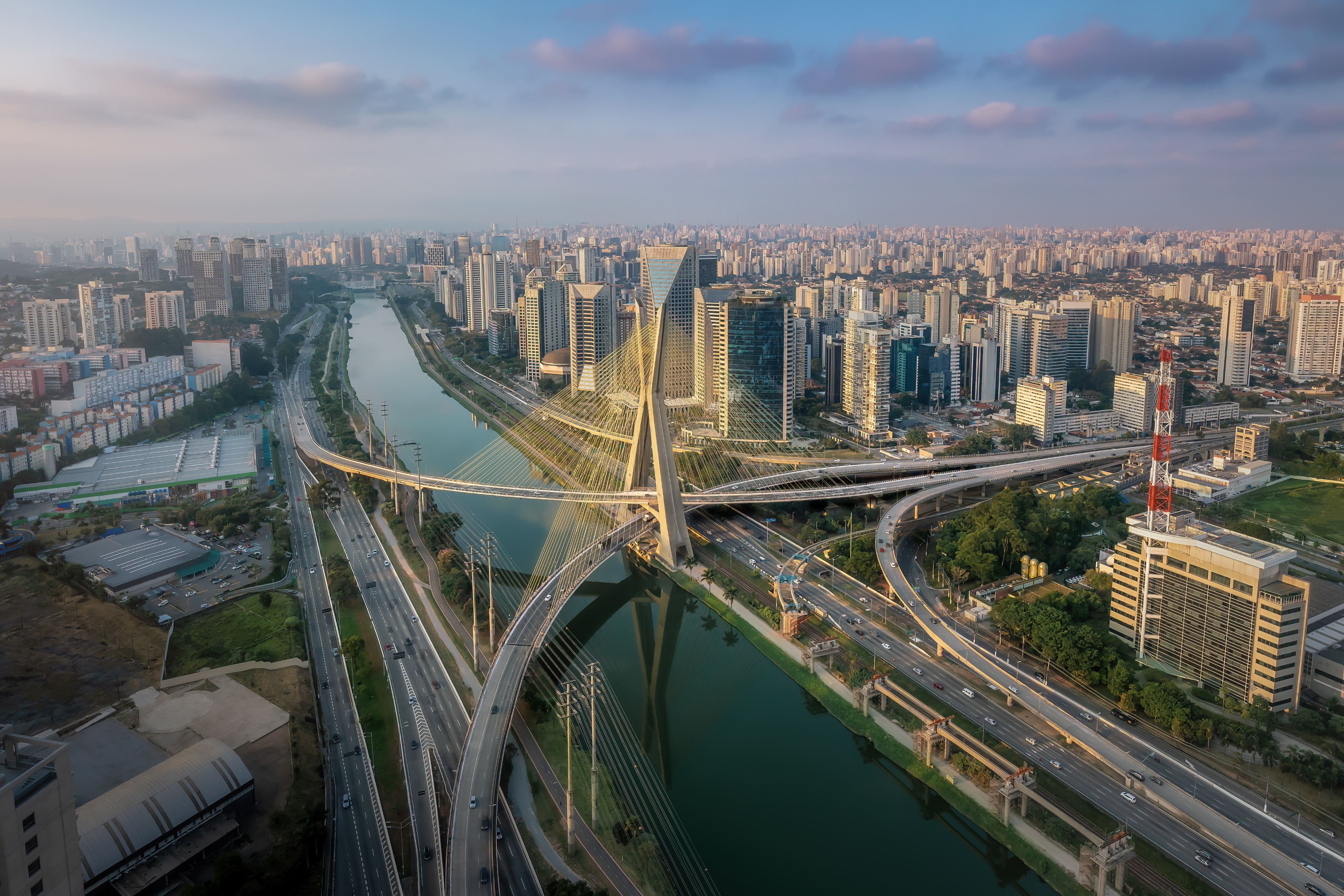 Ponte Estaiada em São Paulo